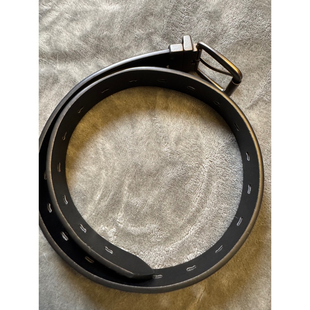 Cat & jack Kids Reversible Belt Black Brown Faux Leather Gunmetal Buckle 30 Inch